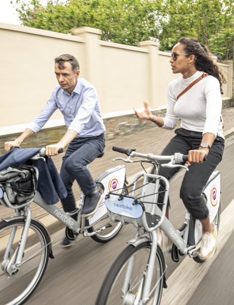 Cultural Tour - Bicycle tour with Mayor of Leipzig, International Transport Forum, ITF, 2022, Leipzig, Germany